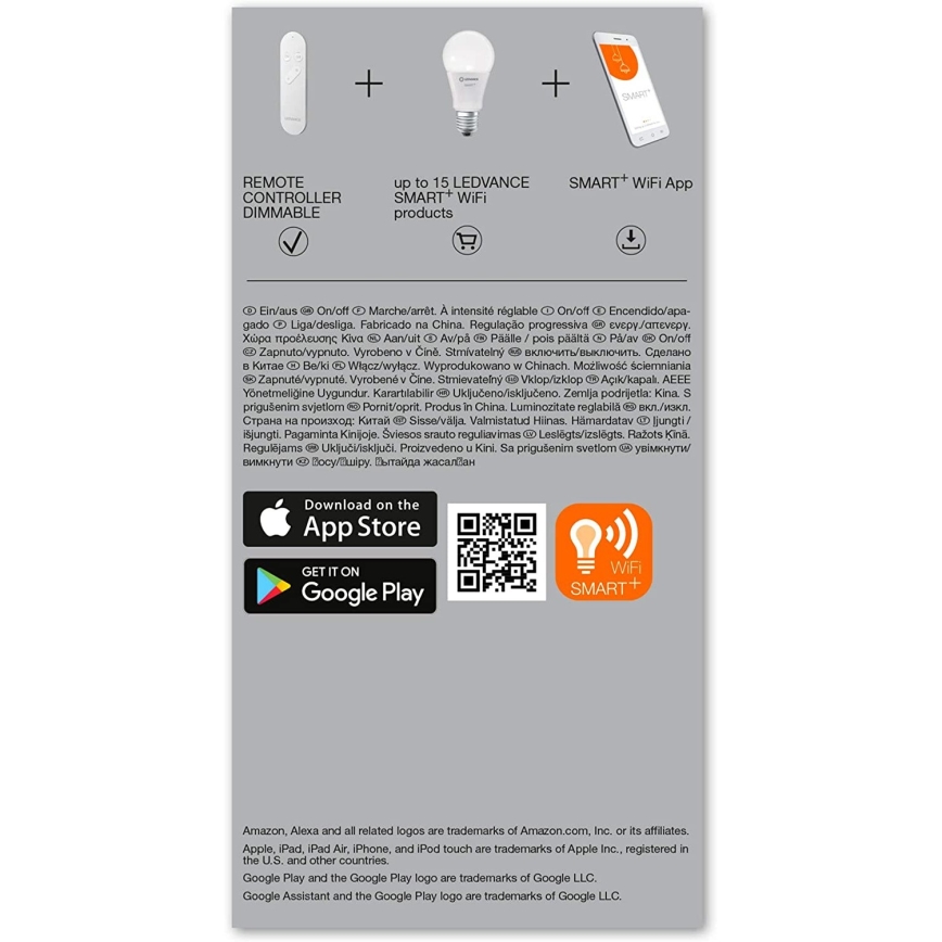 Ledvance - Fjernbetjening SMART+ 2xAAA Wi-Fi