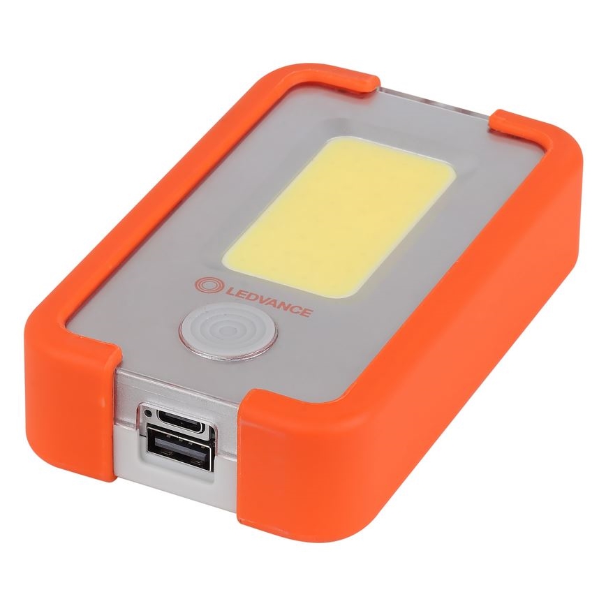 Ledvance - Genopladelig LED lommelygte med powerbank FLASHLIGHT LED/4W/5V 3000mAh IPX2