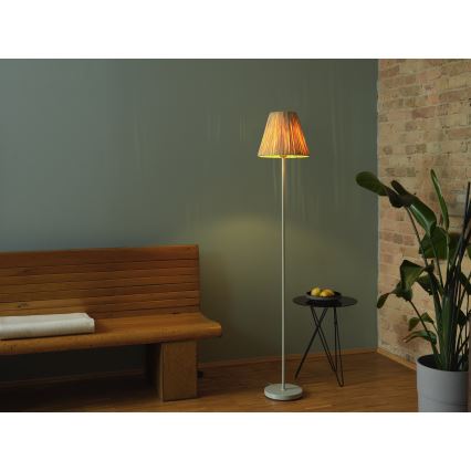 Ledvance - Gulvlampe DECOR RAFFIA 1xE27/15W/230V raffia bast