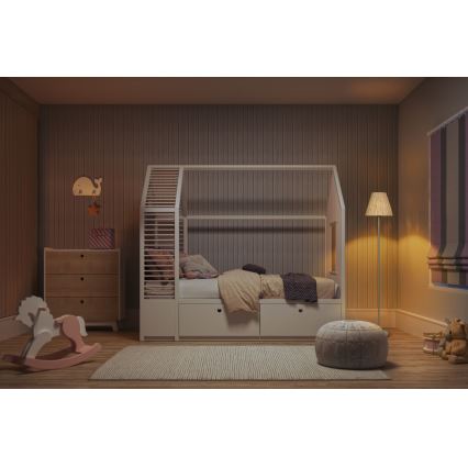 Ledvance - Gulvlampe DECOR RAFFIA 1xE27/15W/230V raffia bast