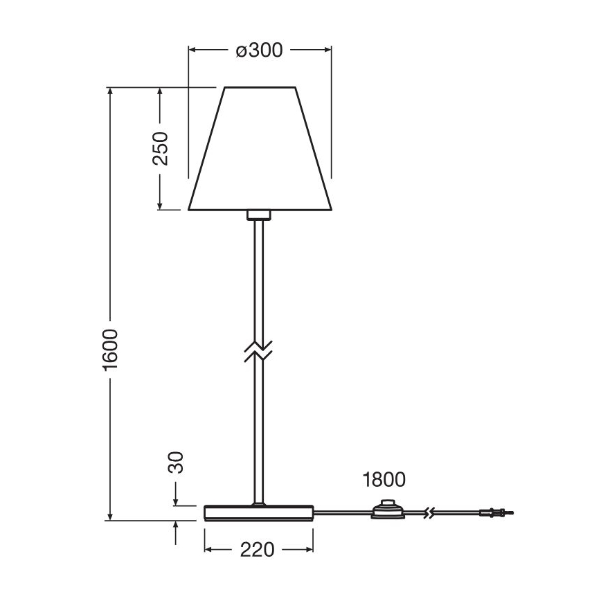 Ledvance - Gulvlampe DECOR RAFFIA 1xE27/15W/230V raffia bast