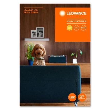 Ledvance - Hylde med LED-lys LINEAR LED/12W/230V 60 cm IP44