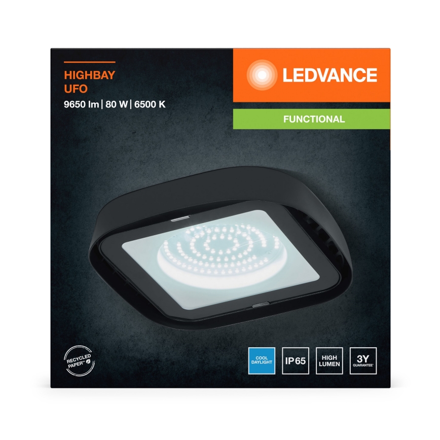 Ledvance - Industriel LED loftlampe HIGHBAY LED/80W/230V IP65 6500K