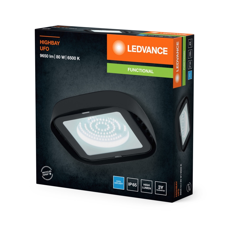 Ledvance - Industriel LED loftlampe HIGHBAY LED/80W/230V IP65 6500K