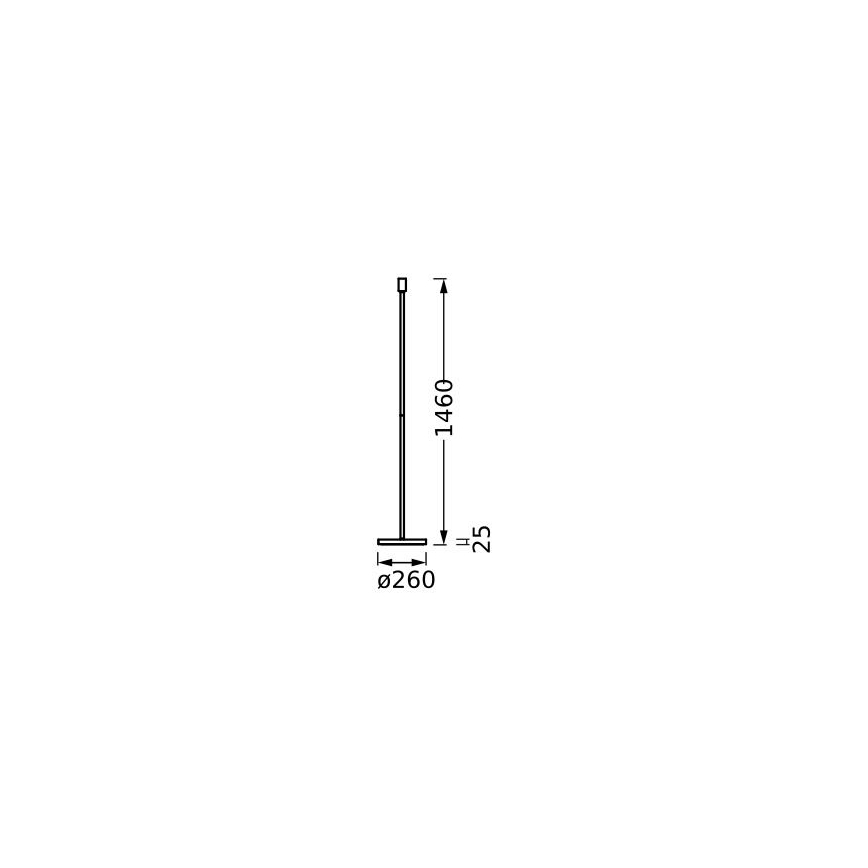 Ledvance - Lampefod DECOR STICK 1xE27/40W/230V beige