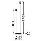 Ledvance - Lampefod DECOR STICK 2xE27/40W/230V antracit
