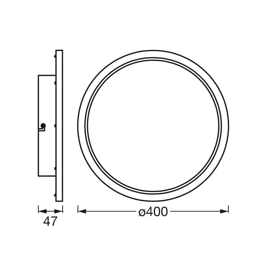 Ledvance - LED badeværelseslampe dæmpbar SMART+ DISC LED/25W/230V 3000-6500K Wi-Fi IP44
