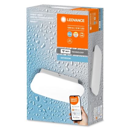 Ledvance - LED badeværelseslampe dæmpbar SMART+ AQUA LED/12W/230V 3000-6500K IP44 Wi-Fi