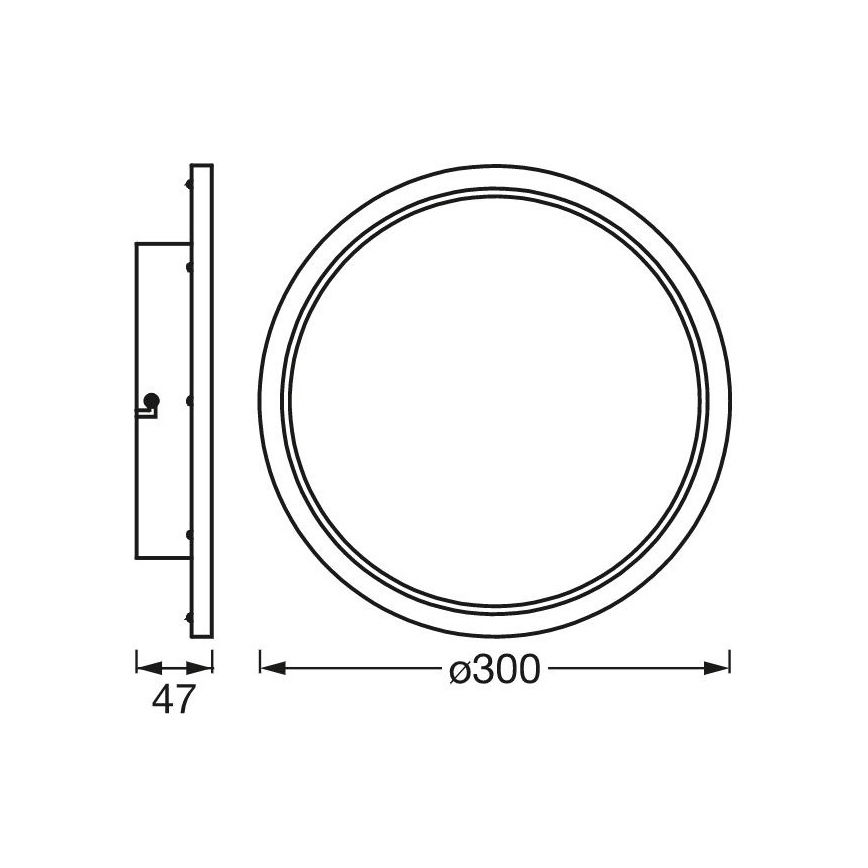 Ledvance - LED badeværelseslampe dæmpbar SMART+ DISC LED/18W/230V 3000-6500K Wi-Fi