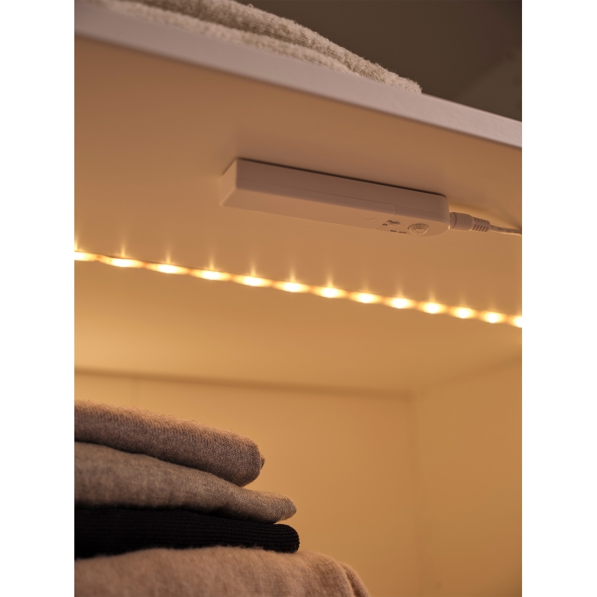 Ledvance - LED-bånd med bevægelsessensor FLEX 2m LED/3,6W/4xAA