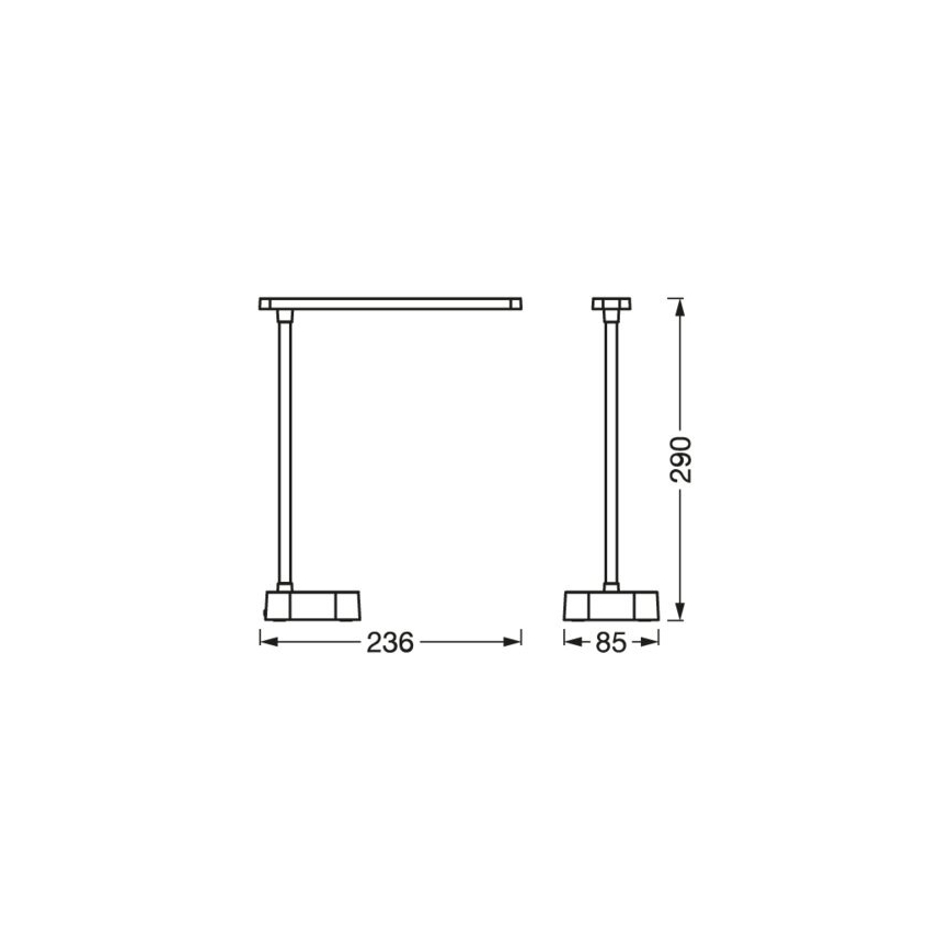 Ledvance - LED bordlampe m. touch-funktion dæmpbar PANAN LED/5,2W/5V 1200mAh