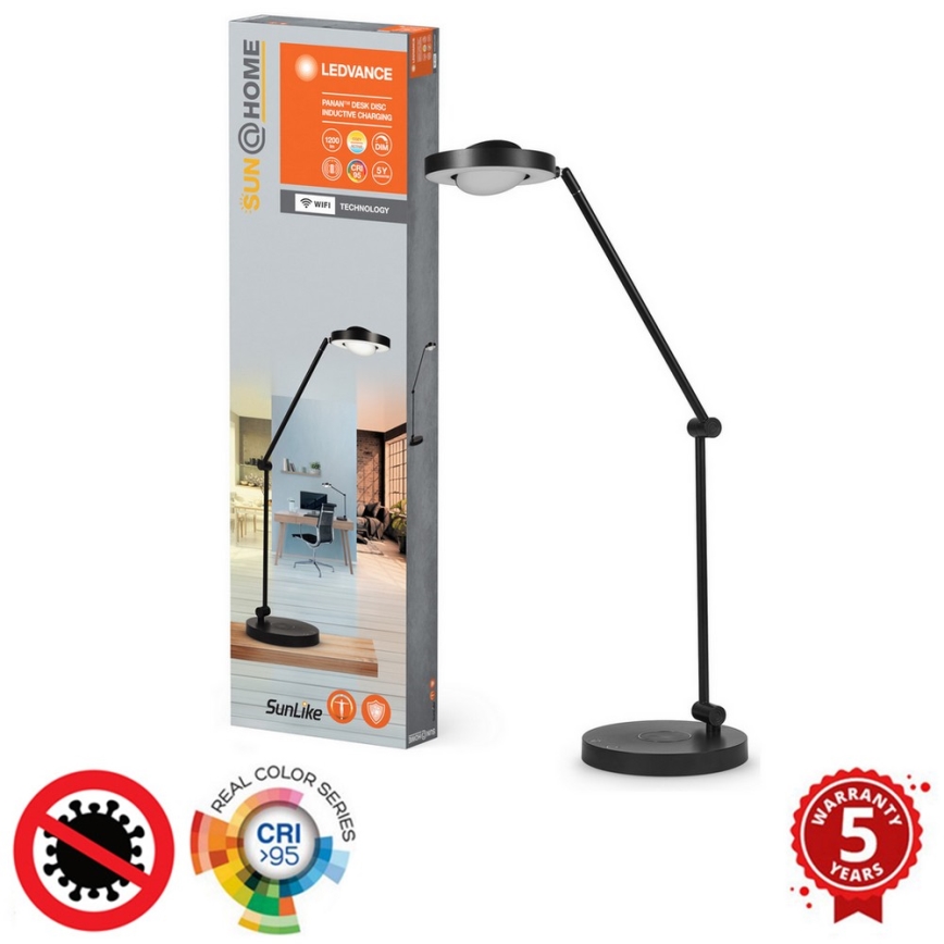 Ledvance - LED bordlampe m. touch-funktion dæmpbar SUN@HOME LED/20W/230V 2200-5000K CRI 95 Wi-Fi