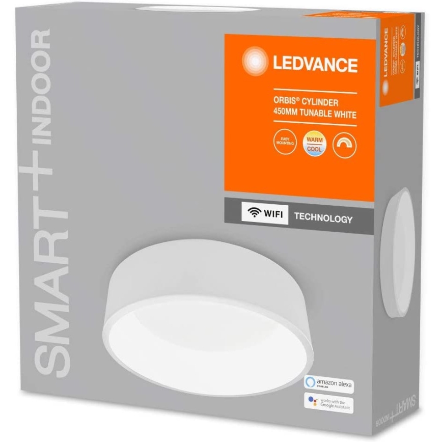 Ledvance - Dæmpbart SMART+ CYLINDER LED-armatur/26W/230V 3000K-6500K Wi-Fi