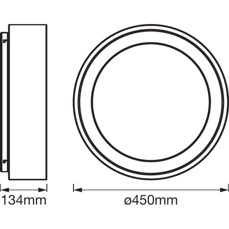 Ledvance - Dæmpbart SMART+ CYLINDER LED-armatur/26W/230V 3000K-6500K Wi-Fi