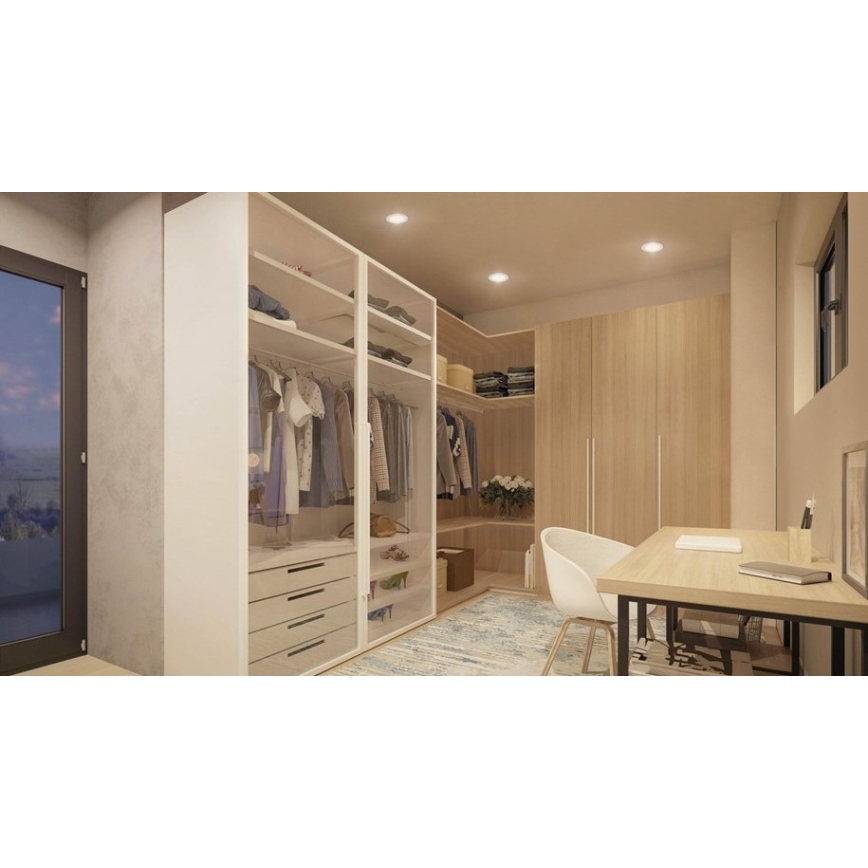 Ledvance - LED Dæmpbart indbygningsspot SUN@HOME LED/8W/230V 2200-5000K CRI 95 Wi-Fi