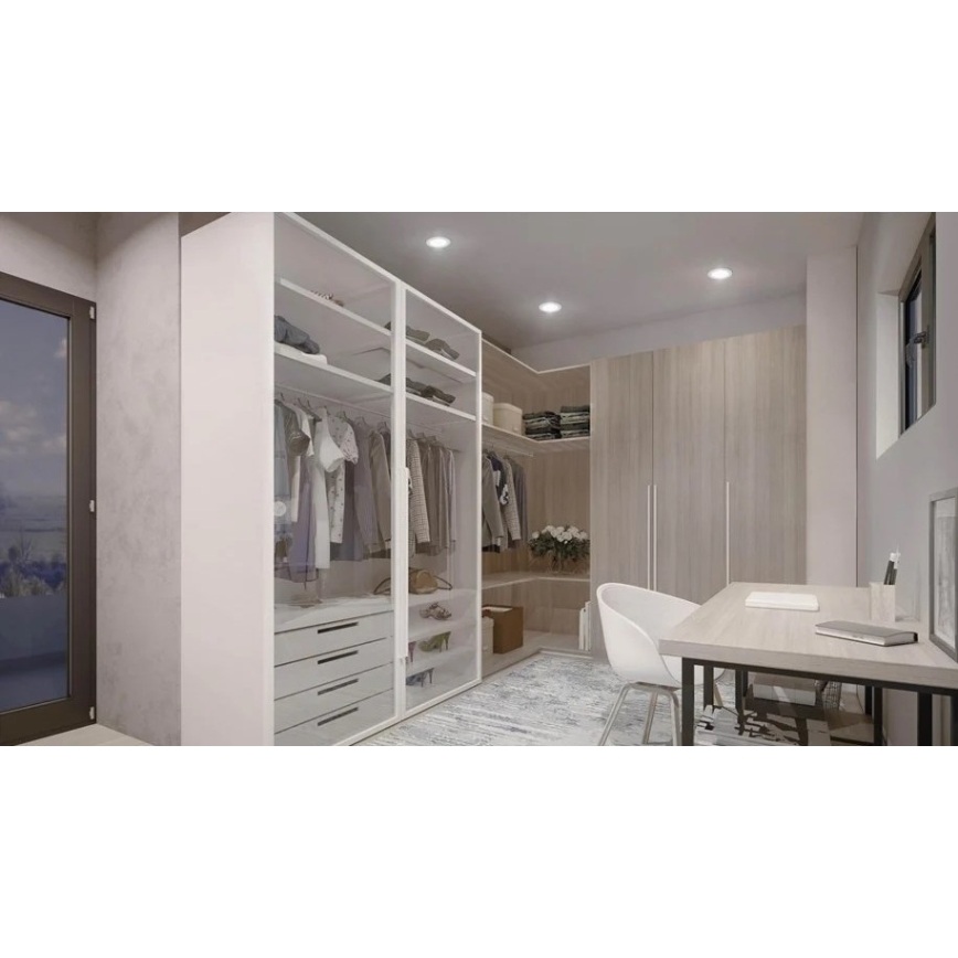 Ledvance - LED Dæmpbart indbygningsspot SUN@HOME LED/8W/230V 2200-5000K CRI 95 Wi-Fi