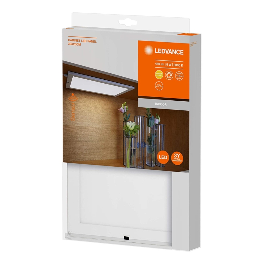 Ledvance - LED dæmpbar underskabslampe med sensor CABINET LED/8W/230V 3000K