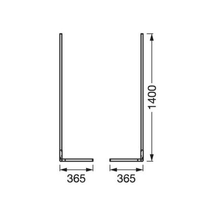 Ledvance - LED gulvlampe dæmpbar RGBW-farver SMART+ FLOOR LED/14W/230V 2700-6500K Wi-Fi + fjernbetjening