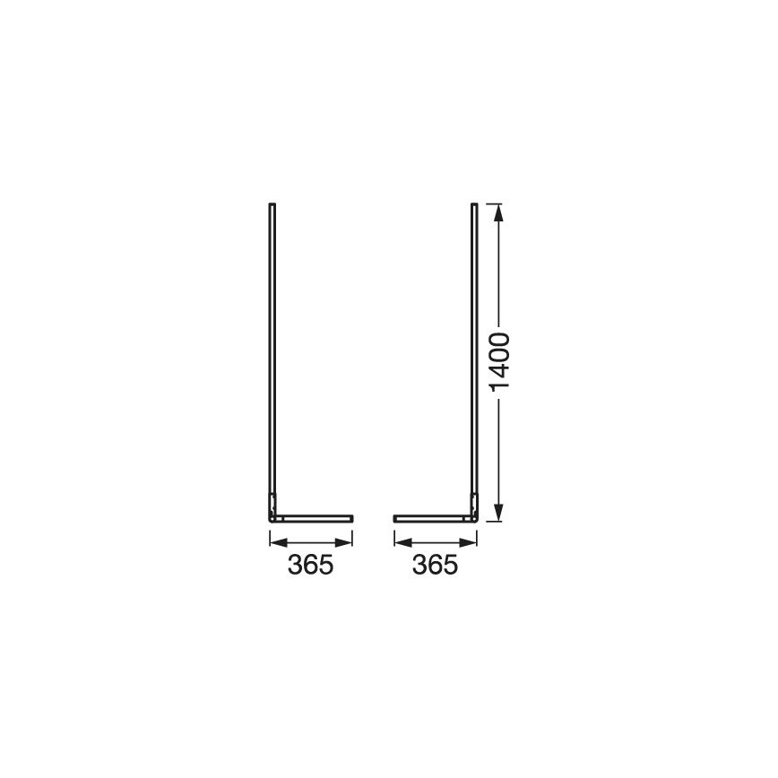 Ledvance - LED gulvlampe dæmpbar RGBW-farver SMART+ FLOOR LED/14W/230V 2700-6500K Wi-Fi + fjernbetjening