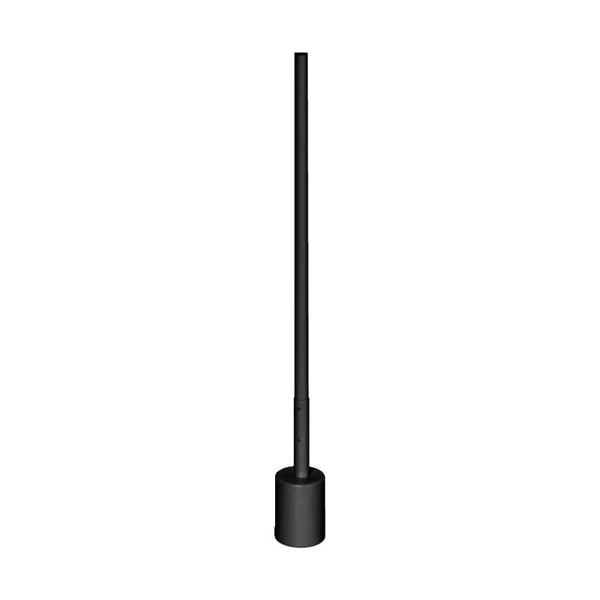 Ledvance - LED gulvlampe dæmpbar RGBW-farver SMART+ FLOOR LED/8W/230V 2700-6500K Wi-Fi black + fjernbetjening