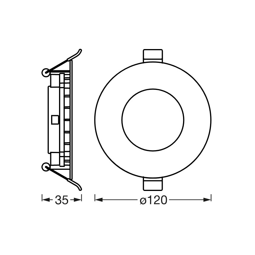 Ledvance - LED indbygningslampe dæmpbar SUN@HOME LED/8W/230V 2200-5000K CRI 95 Wi-Fi