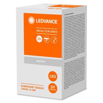 Ledvance - LED industrilampe med sensor SUBMARINE 1xG13/16W/230V IP65