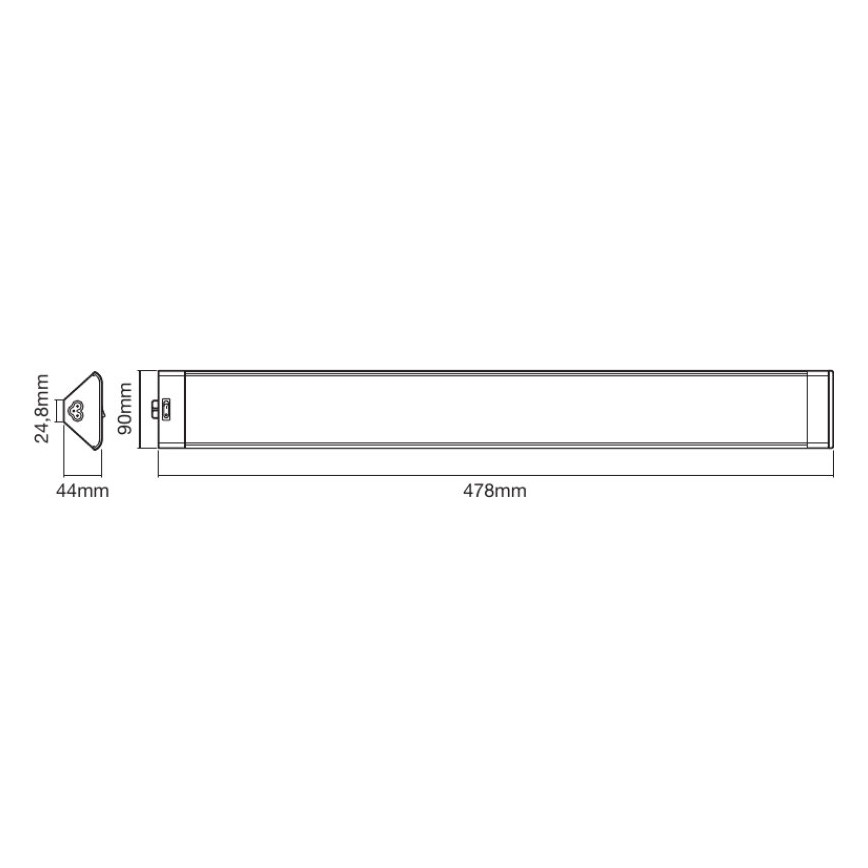Ledvance - LED lampe CORNER LED/12W/230V