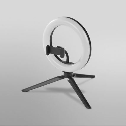 Ledvance - LED bordlampe dæmpbar med et stativ og holder til vlogging LED/5,5W/USB 3000/4000/6500K