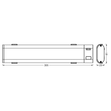 Ledvance - LED underskabslampe dæmpbar med sensor SMART+ UNDERCABINET LED/9W/230V 3000-6500K Wi-Fi