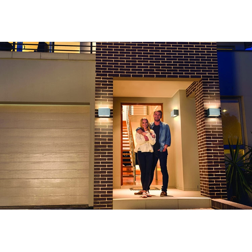 Ledvance - Udendørs LED væglampe dæmpbar RGBW-farver SMART+ BRICK LED/14W/230V Wi-Fi IP44