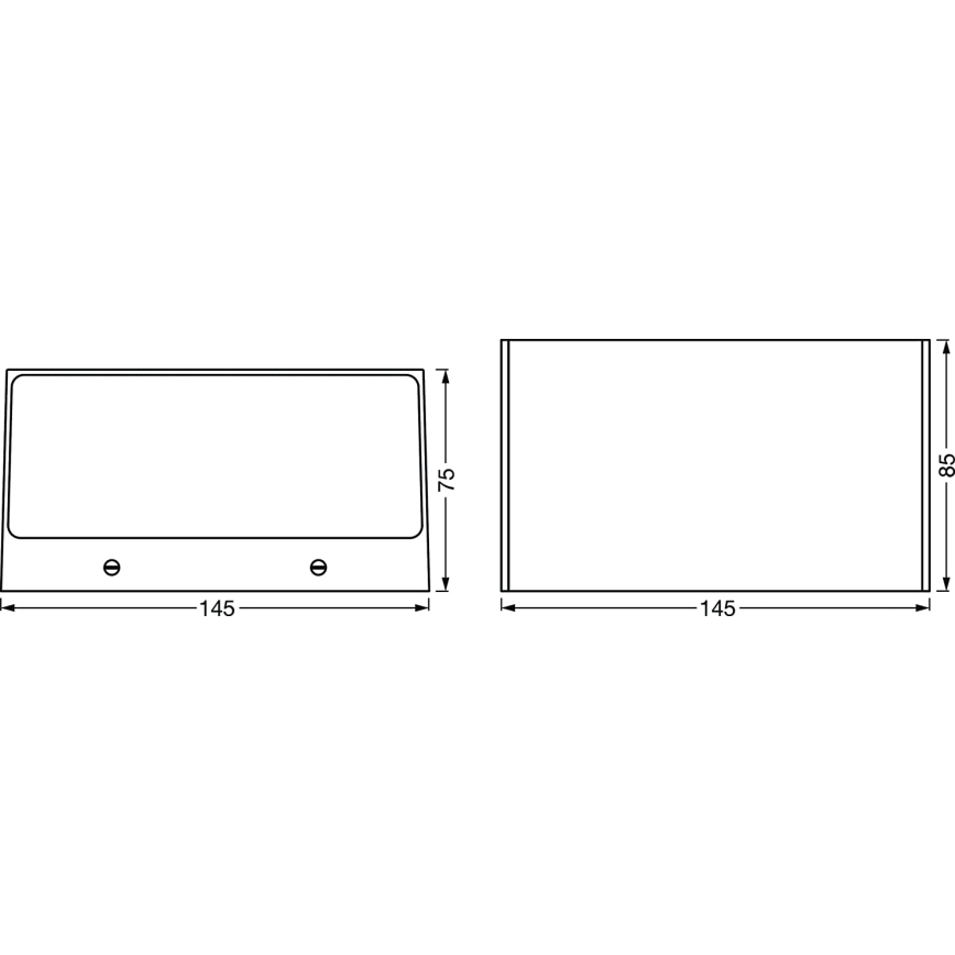 Ledvance - Udendørs LED væglampe dæmpbar RGBW-farver SMART+ BRICK LED/14W/230V Wi-Fi IP44