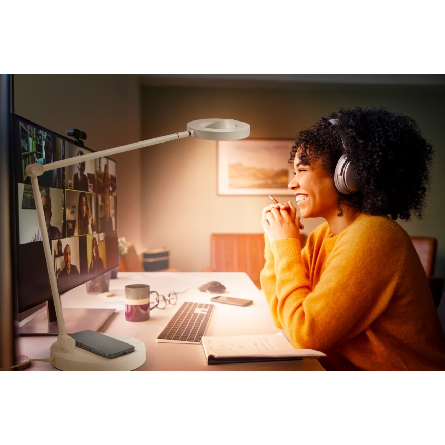 Ledvance - LED bordlampe m. touch-funktion dæmpbar SUN@HOME LED/20W/230V 2200-5000K CRI 95 Wi-Fi
