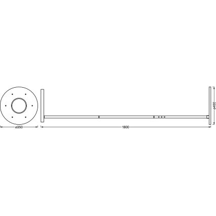 Ledvance - LED gulvlampe dæmpbar SUN@HOME LED/36W/230V 2200-5000K CRI 95 Wi-Fi