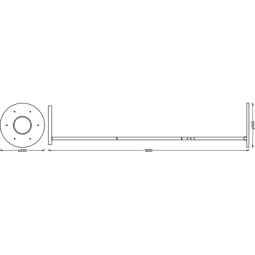 Ledvance - LED gulvlampe dæmpbar SUN@HOME LED/36W/230V 2200-5000K CRI 95 Wi-Fi