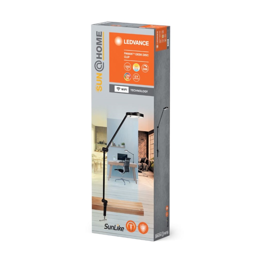 Ledvance - LED lampe med klemme dæmpbar SUN@HOME LED/15W/230V 2200-5000K CRI 95 Wi-Fi