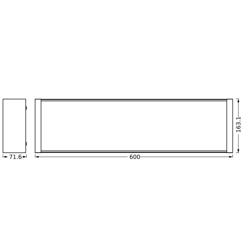 Ledvance - LED loftlampe dæmpbar OFFICE LINE LED/20W/230V 60 cm + fjernbetjening