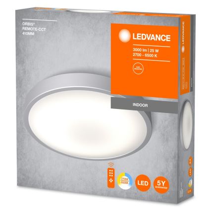 Ledvance - LED loftlampe dæmpbar ORBIS LED/25W/230V 2700-6500K + fjernbetjening