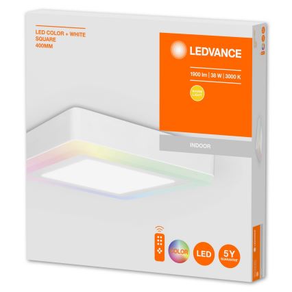 Ledvance - LED loftlampe dæmpbar RGB-farver LED/38W/230V + fjernbetjening