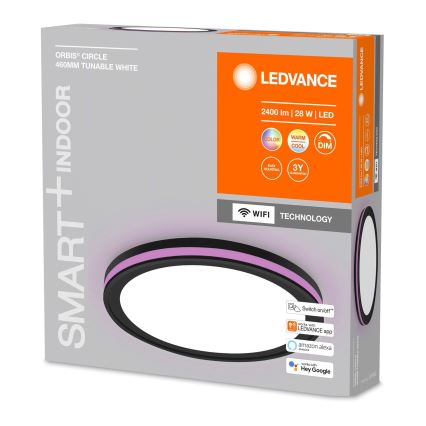 Ledvance - LED loftlampe dæmpbar RGBW-farver SMART+ CIRCLE LED/28W/230V Wi-Fi