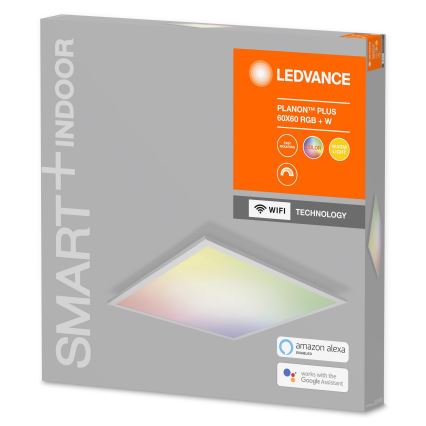 Ledvance - LED loftlampe dæmpbar RGBW-farver SMART+ PLANON LED/36W/230V Wi-Fi