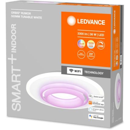 Ledvance - LED loftlampe dæmpbar RGBW-farver SMART+ ORBIS LED/32W/230V Wi-Fi