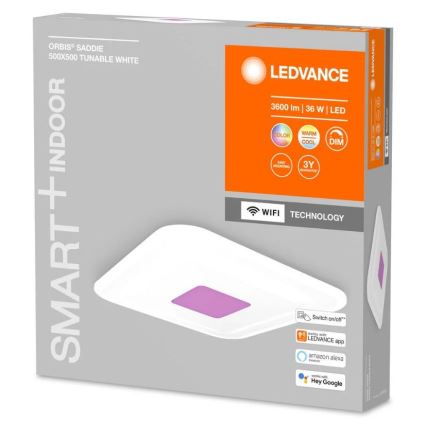 Ledvance - LED loftlampe dæmpbar RGBW-farver SMART+ ORBIS LED/32W/230V Wi-Fi