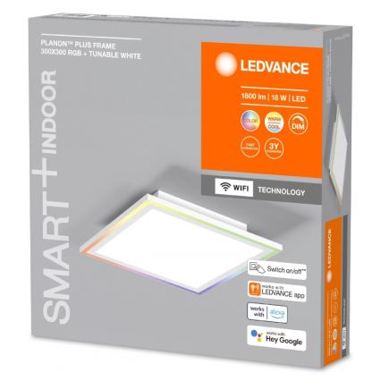 Ledvance - LED loftlampe dæmpbar RGBW-farver SMART+ PLANON LED/18W/230V 2700-6500K Wi-Fi