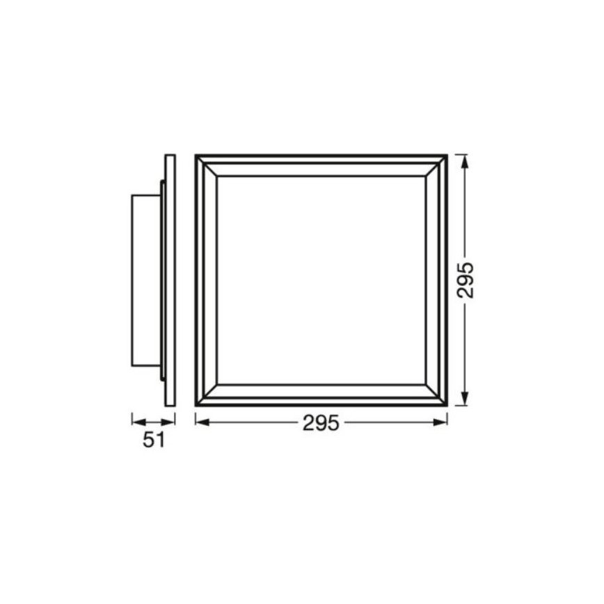Ledvance - LED loftlampe dæmpbar RGBW-farver SMART+ PLANON LED/18W/230V 2700-6500K Wi-Fi