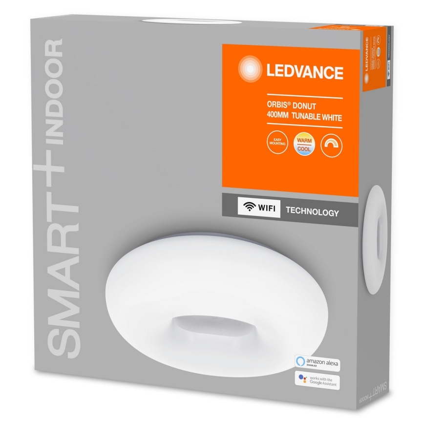 Ledvance - LED loftlampe dæmpbar SMART+ DONUT LED/24W/230V 3000K-6500K Wi-Fi