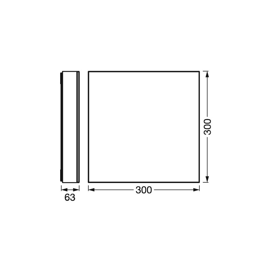 Ledvance - LED loftlampe dæmpbar SMART+ FRAMELESS LED/21W/230V 3000-6500K Wi-Fi
