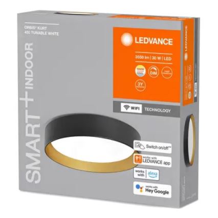 Ledvance - LED loftlampe dæmpbar SMART+ KURT LED/30W/230V 2700-6500K Wi-Fi