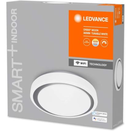 Ledvance - LED loftlampe dæmpbar SMART+ MOON LED/24W/230V 3000K-6500K Wi-Fi