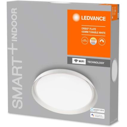 Ledvance - LED lampe dæmpbar SMART+ PLATE LED/24W/230V 3000K-6500K Wi-Fi