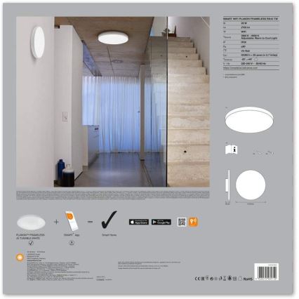 Ledvance - LED loftlampe dæmpbar SMART+ UDEN RAMME LED/28W/230V 3000K-6500K Wi-Fi